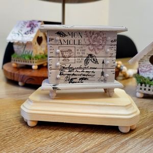 Ooak Tiered Tray Chest -Handmade